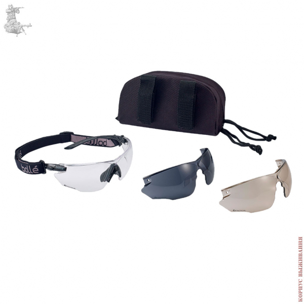 Очки противоосколочные BOLLE COMBAT (COMBKITN) черные