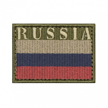 шеврон флаг russia (80x55)  SRVV Корпус выживания